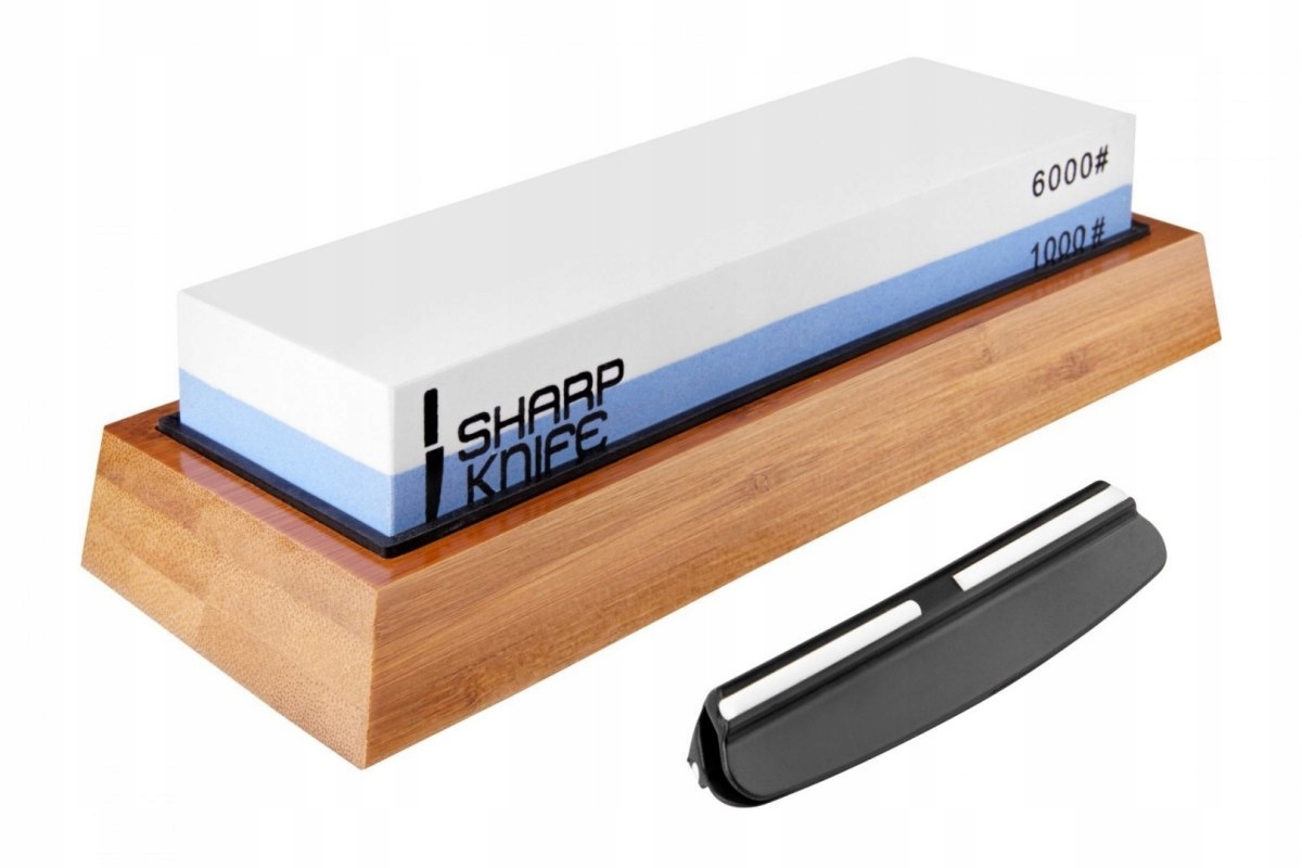 Ostrzałka kamień wodny Sharp Knife 1000/6000+Zesta