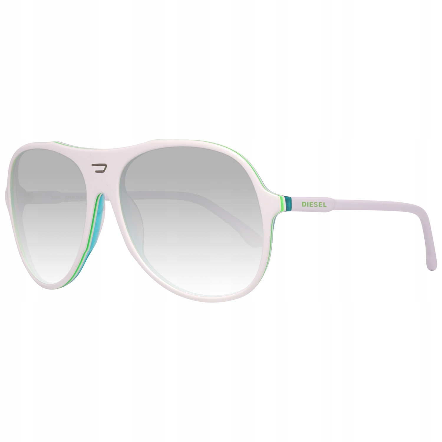 

Okulary Diesel DL0015 Białe Pilotki Aviator z etui