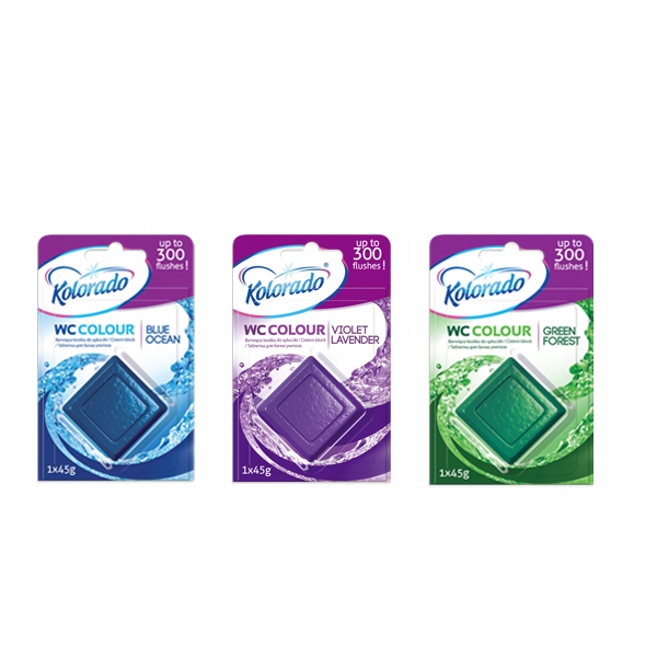 

Kostka barwiąca do spłuczki kolorado 3x 45g - Zest