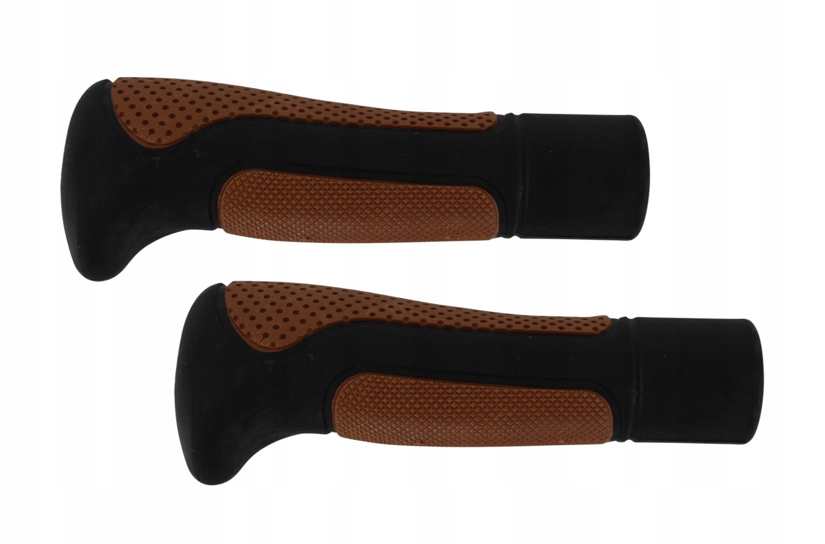 

Chwyty Rowerowe Kierownicy Gripy Brązowe 138mm