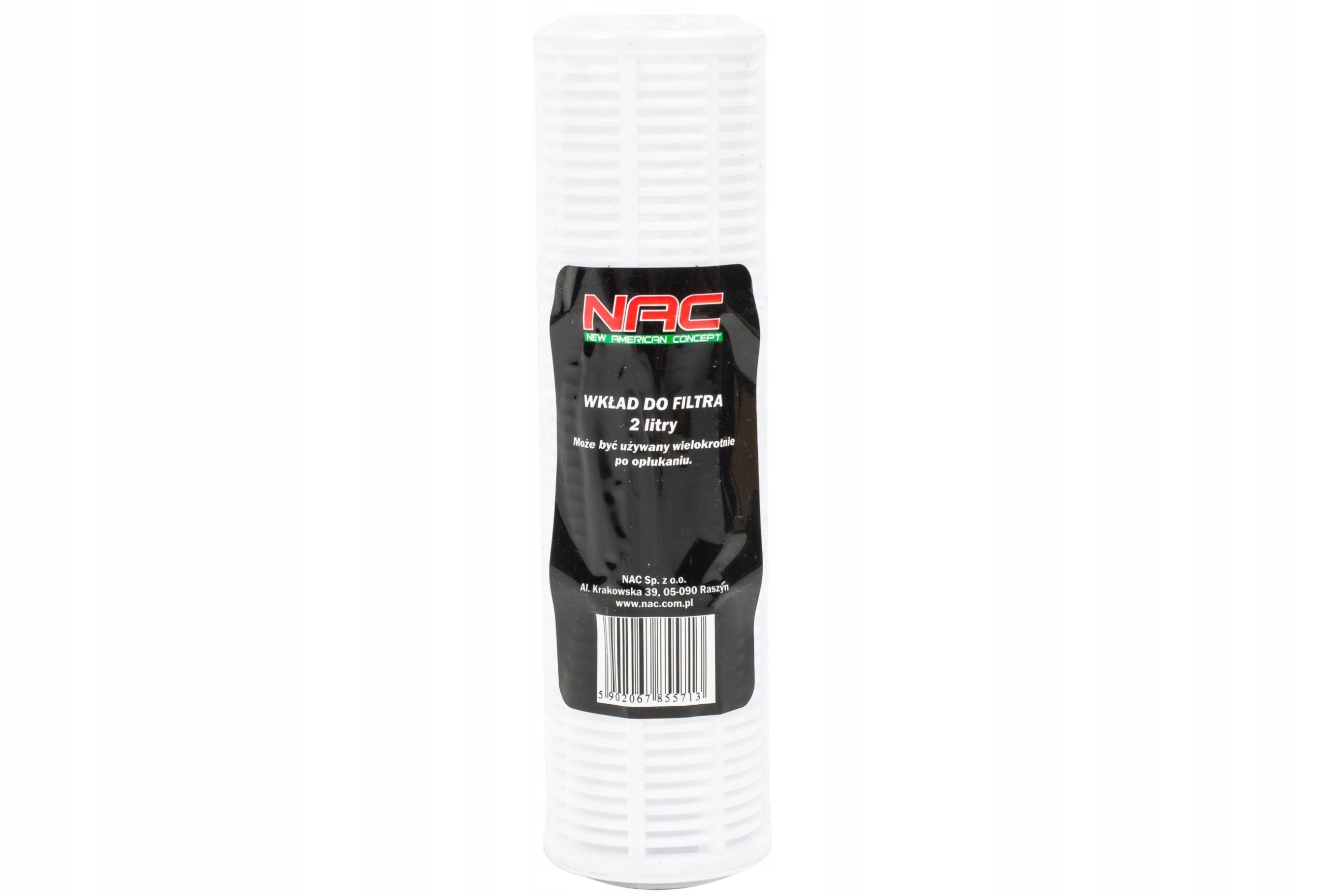 

Nac wkład do filtra wody C2-K F2-K 2l