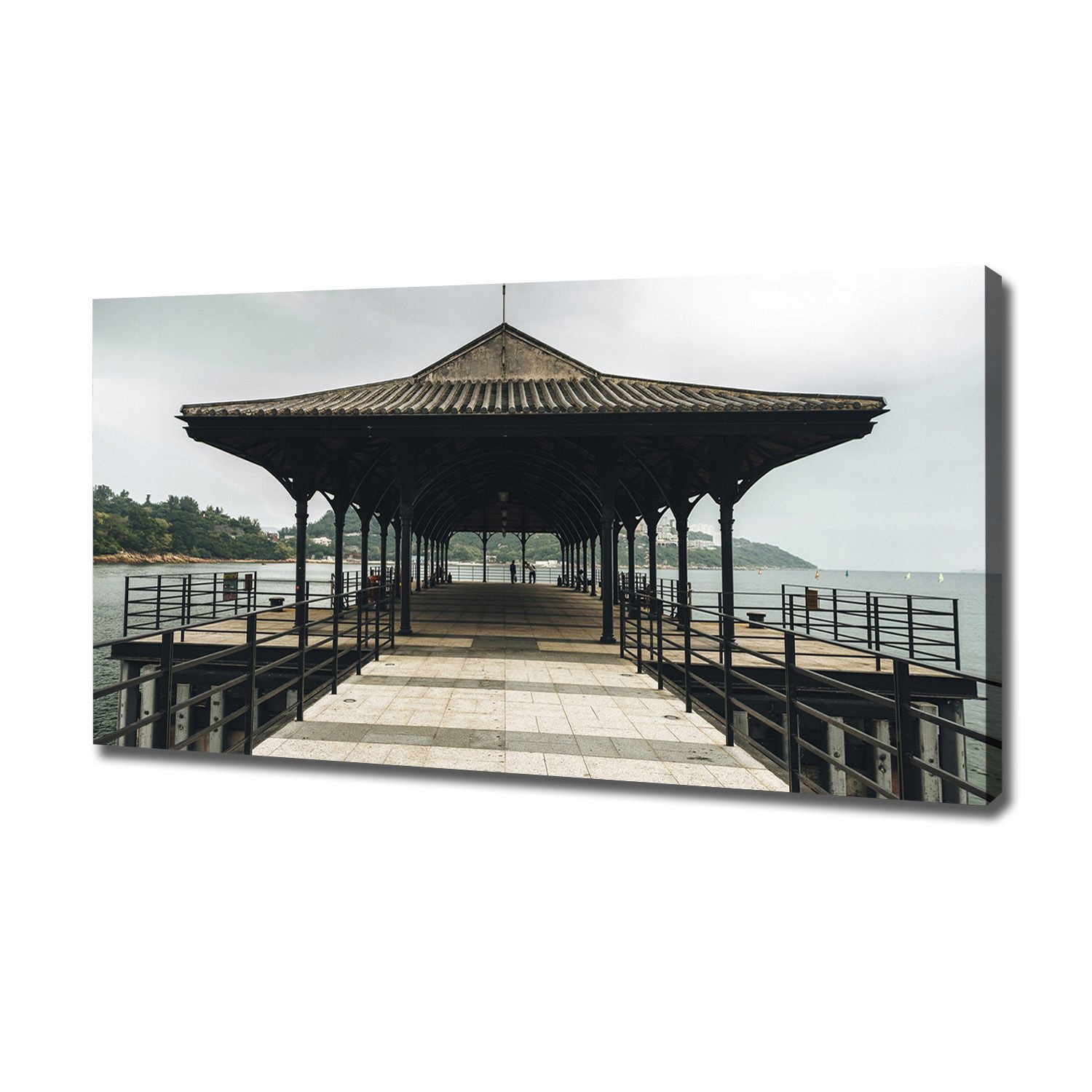 

Foto obraz na płótnie Molo w Hongkongu 120x60 cm