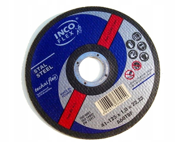 

Polska Tarcza do Cięcia Metalu Inco Flex 125x1 mm