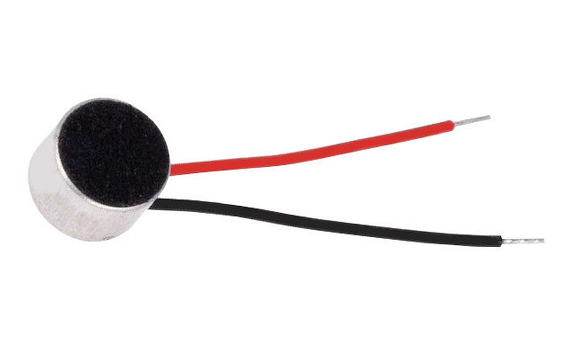 Mikrofon elektretowy z przewodami 38dB 9,7x6,5mm + Nakładka silikonowa !!!