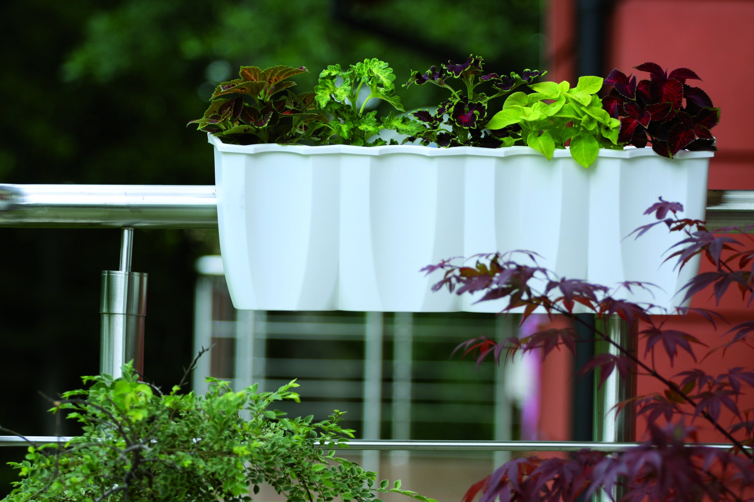 Doniczka na balustradę CROWN DCRO600 | Biały — 11