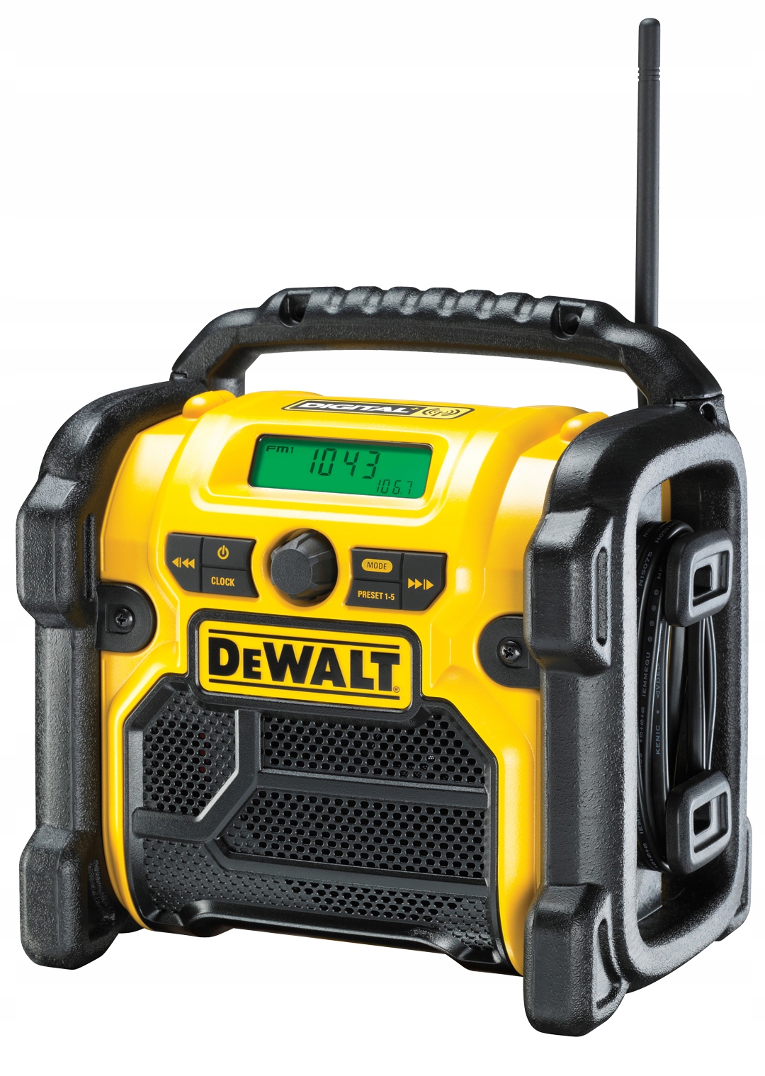 Stavebné rádio - DeWalt Stavebné rádio DCR020 DAB + FM AUX XR Li-Ion
