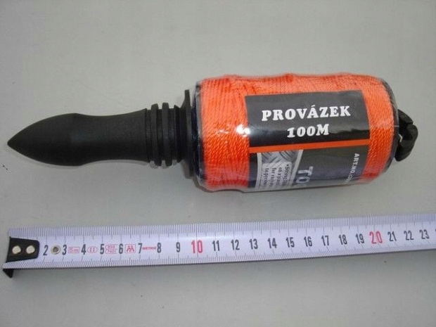 SZNUREK MURARSKI Budowlany 100m OBROTOWY - RĄCZKA Typ sznurek