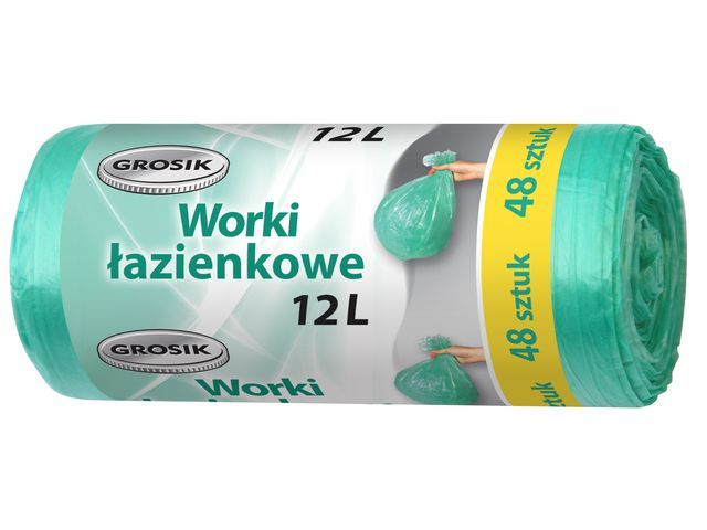 

Worki na śmieci Grosik 48 sztuk 12l