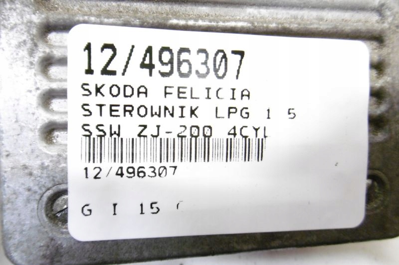 STEROWNIK MODUL KOMPUTER LPG SSW ZJ 200 4CYL Engine Type Gasoline