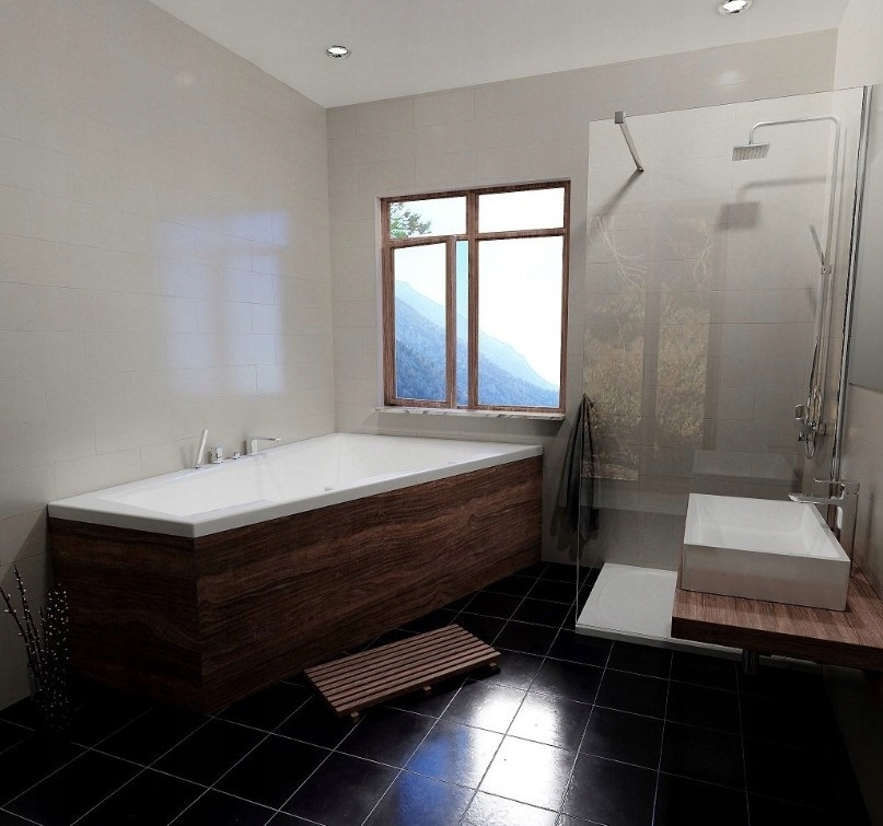 WANNA RIHO DOPPIO 180X130 LEWA + NOŚNIK+NOGI+SYFON Linia DOPPIO