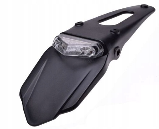 Lampa 12 LED białe na tył motocykla z błotnikiem