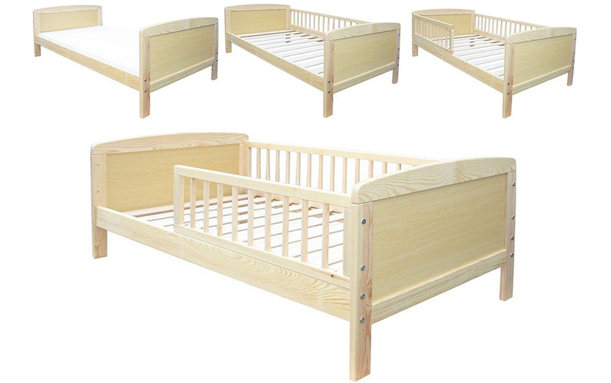 

Łóżko 140x70 Junior Barierki Opcja 2w1 Tapczanik