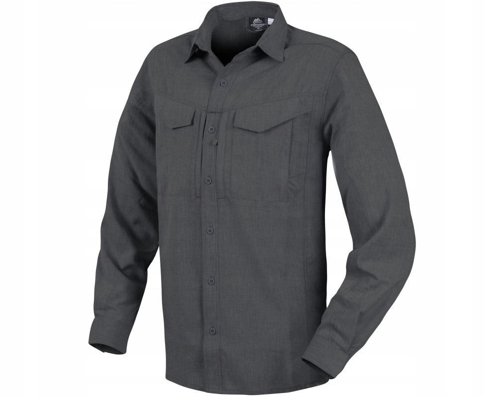 Koszula Helikon Gentleman - Melange Black/Grey S