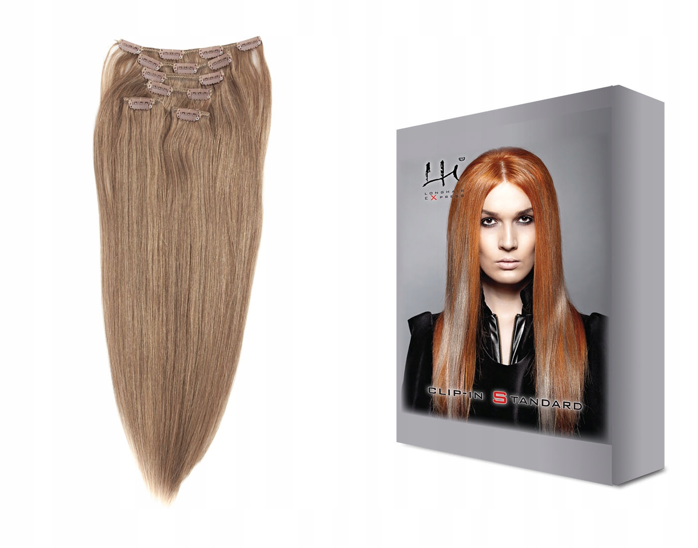 #6 35-40 cm 6dílná sada přírodních vlasů