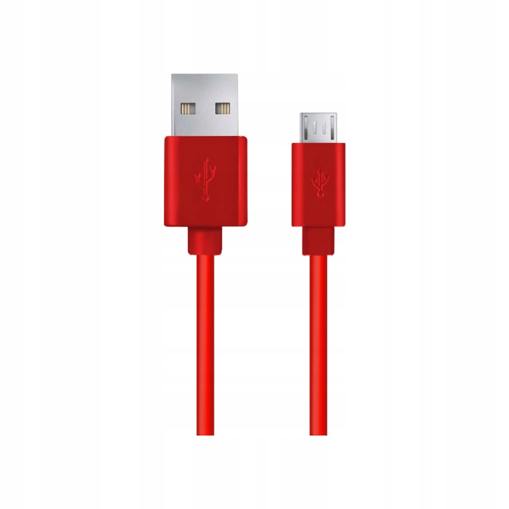 

Kabel Usb 2.0 - micro Usb 0,8m Do Smartfonu Red