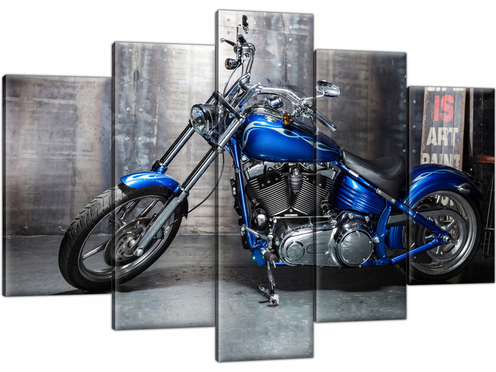 

Motocykl Motor 150x100 Obraz Tryptyk Prezent