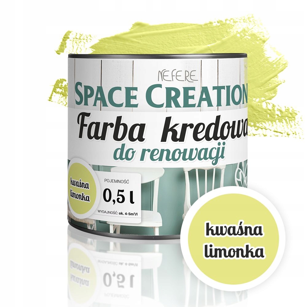 

Farba kredowa renowacyjna Chalk Stylizacja mebli