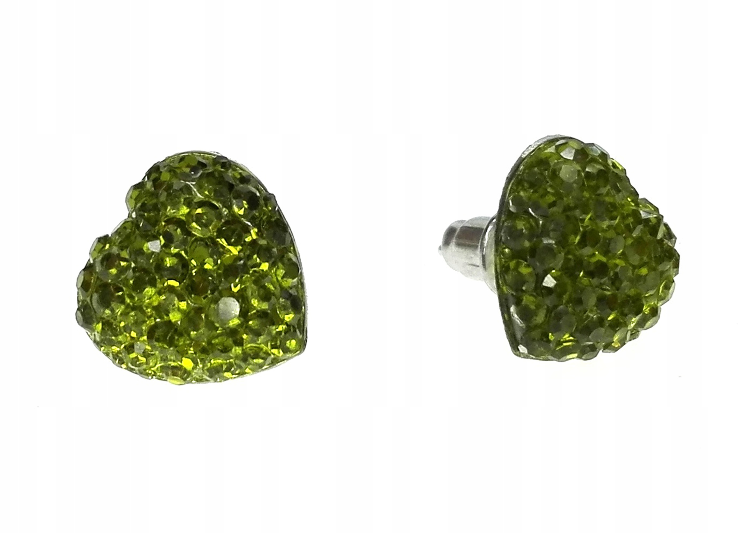 

Kolczyki serca serduszka kryształkowe