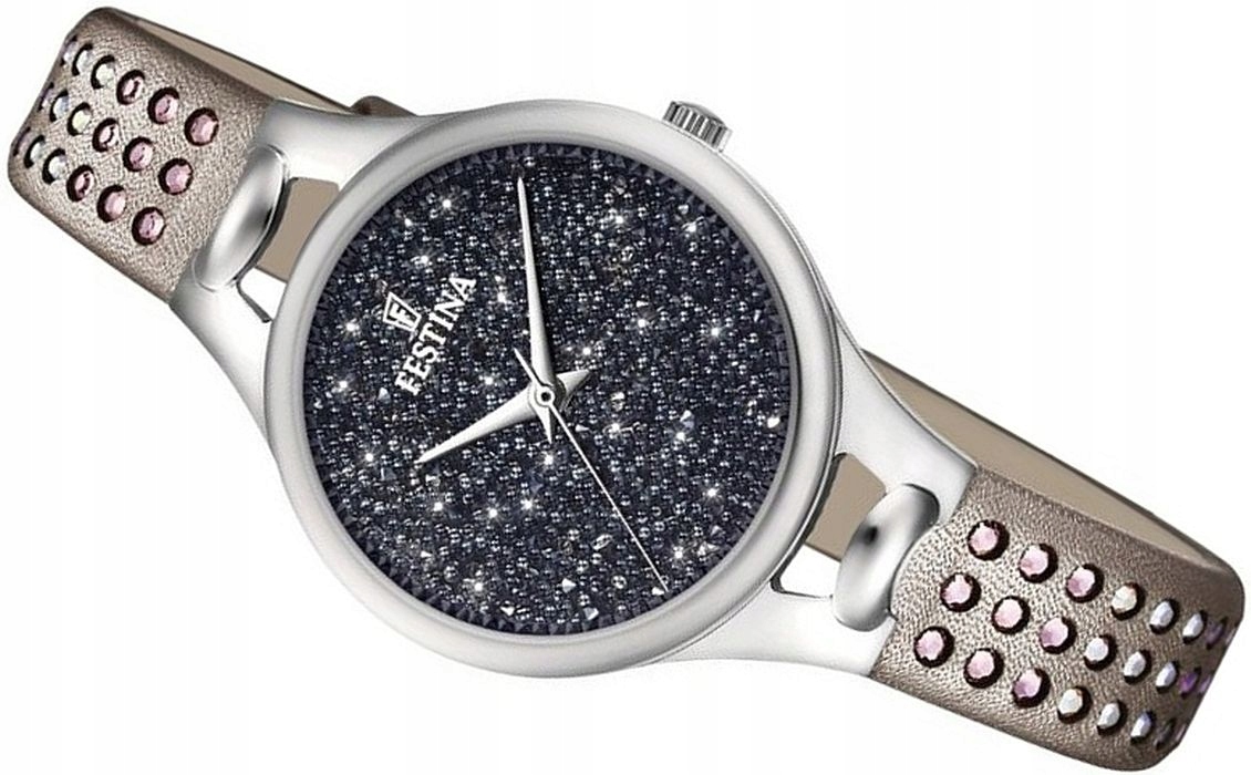 Dámské Hodinky Festina F20407/3 Módní Lesklé Pro Teenagerky 30mm