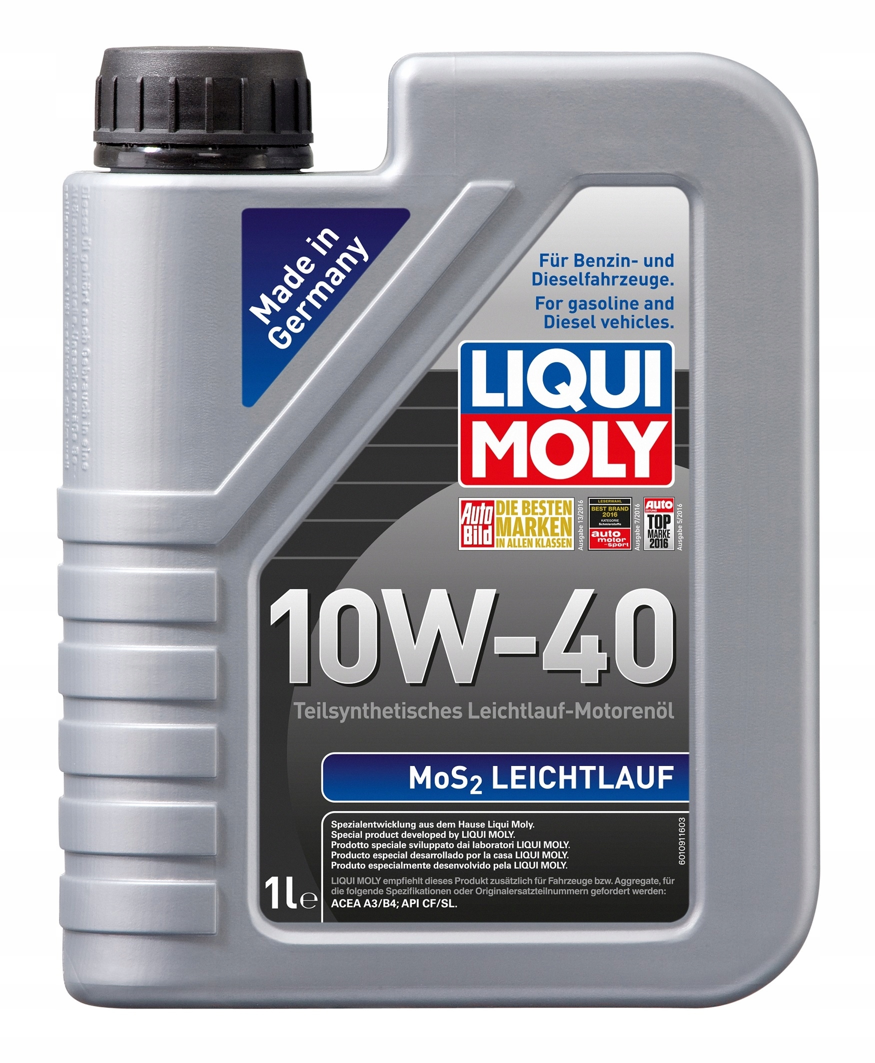

Liqui Moly 2626 MoS2 Leichtlauf 10W-40 1L