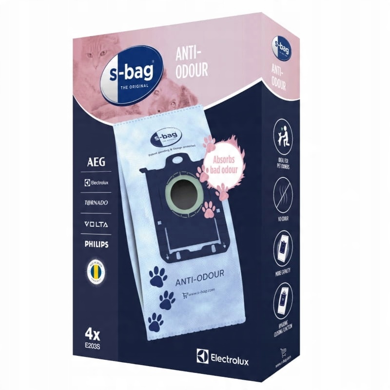 

Worki antyzapachowe S-bag Electrolux Aeg Philips