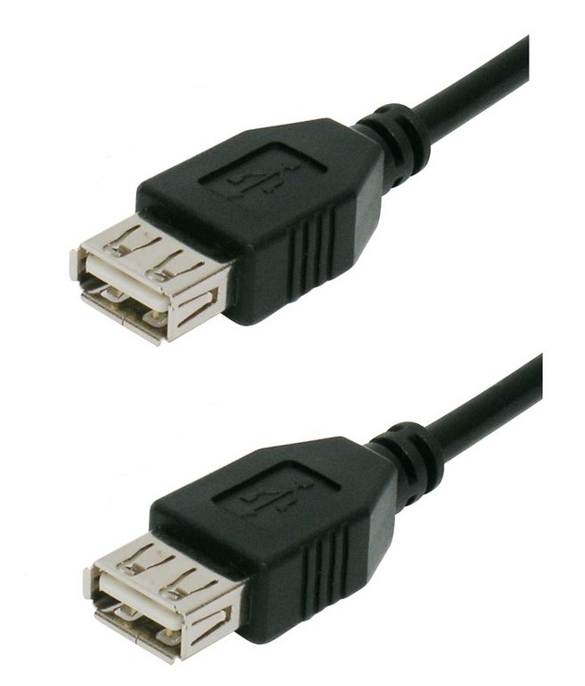 Przewód Kabel USB AF-AF Żeńsko - Żeński 1.8m AF/AF