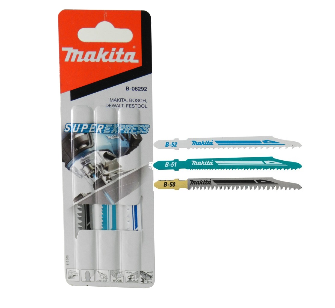 

Makita Zestaw Brzeszczotów B50 B51 B52 B-06292