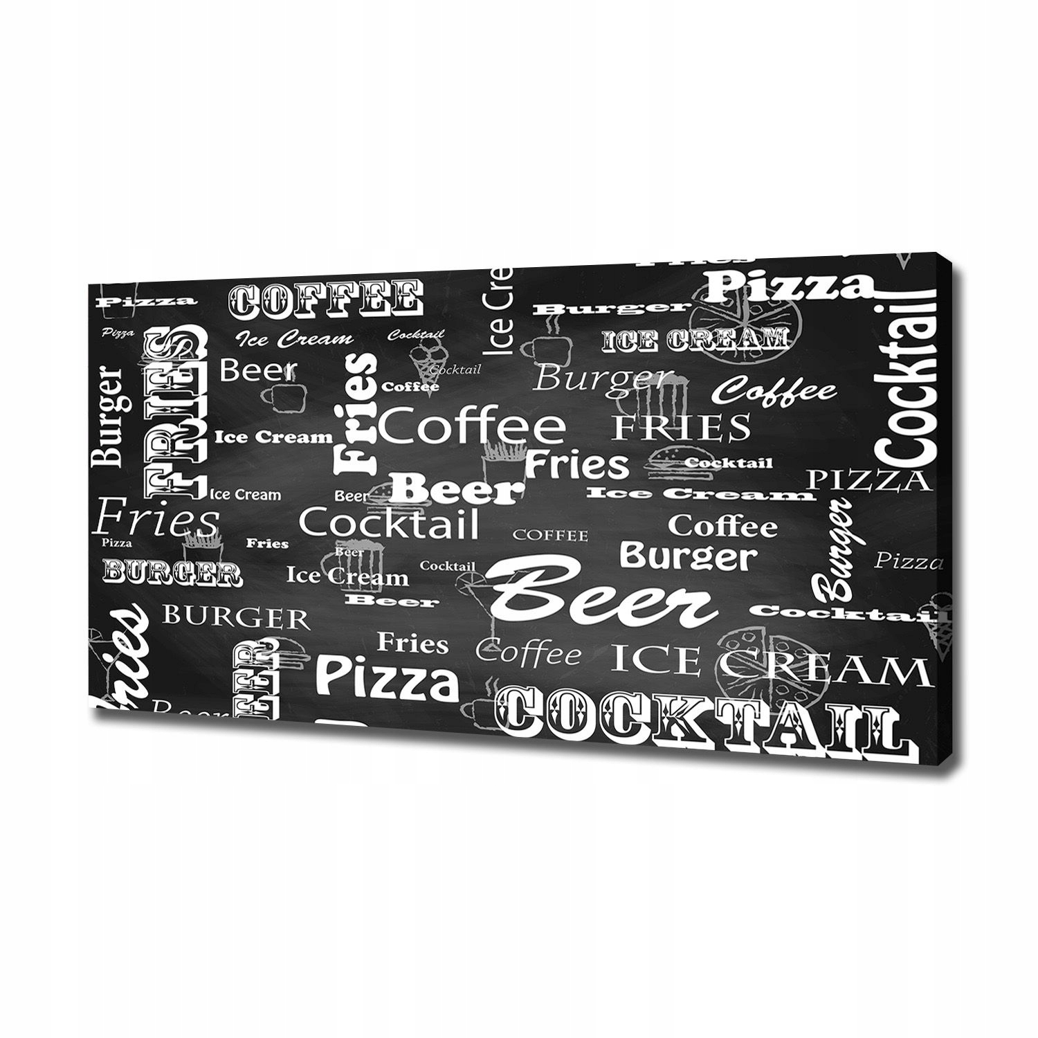 

Foto obraz na płótnie Menu w restauracji 120x60 cm