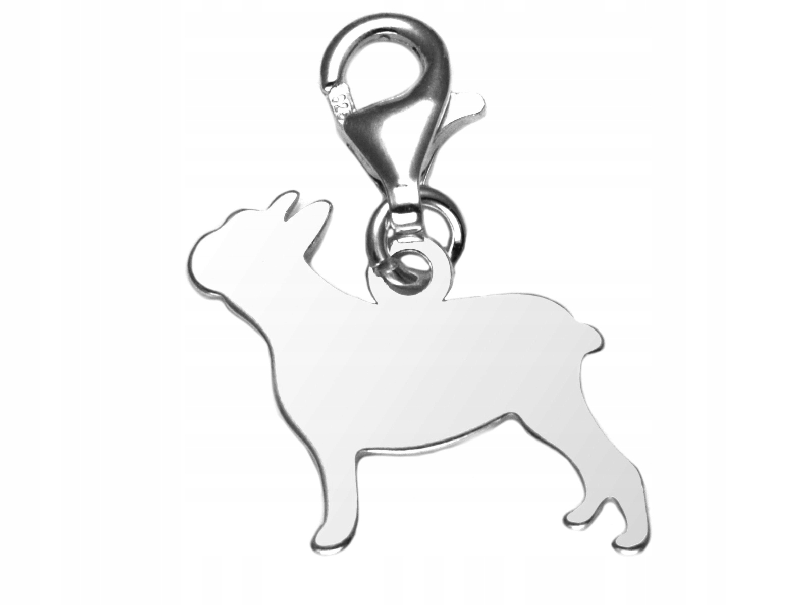 

Zawieszka Charms Pies Buldog Srebro 925