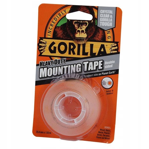 

Taśma Montażowa Dwustronna Gorilla 25,4mm 1,52m
