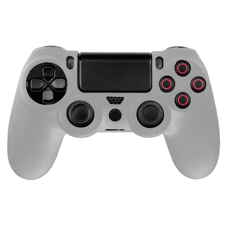 

Silikonowy pokrowiec na pad PS4 biały
