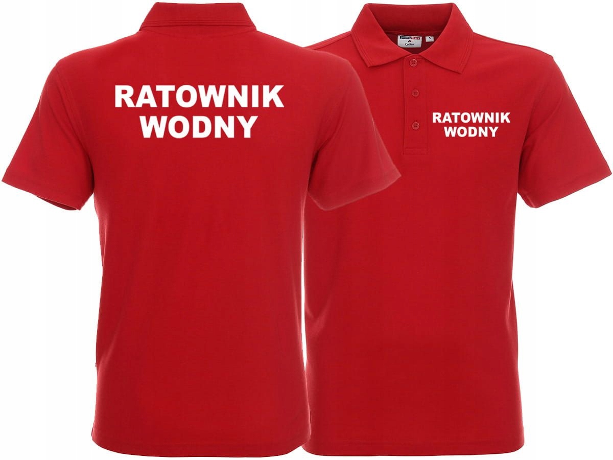 

Markowa Koszulka Ratownik Wodny Wopr basen plaża