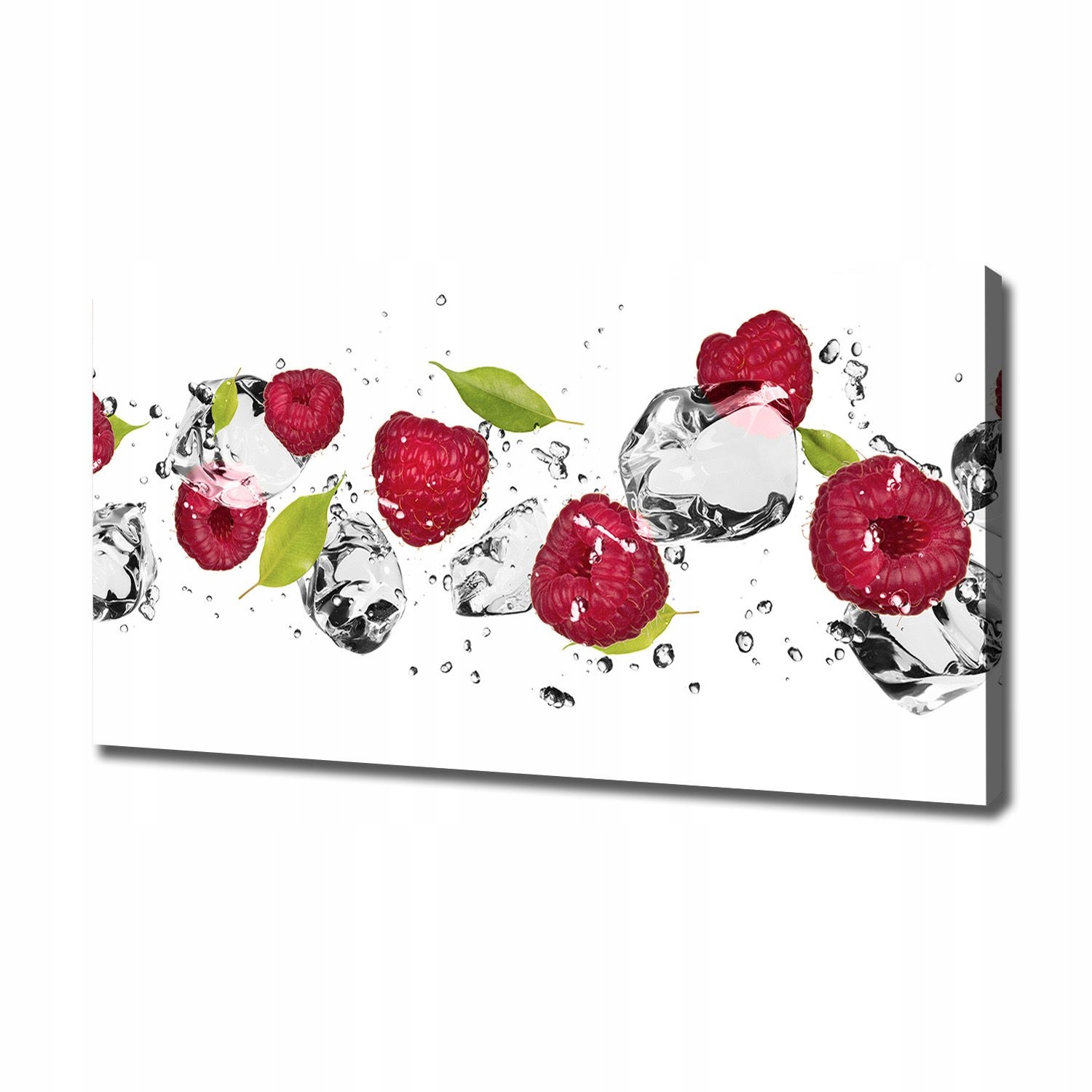 

Foto obraz na płótnie Malina i woda 120x60 cm