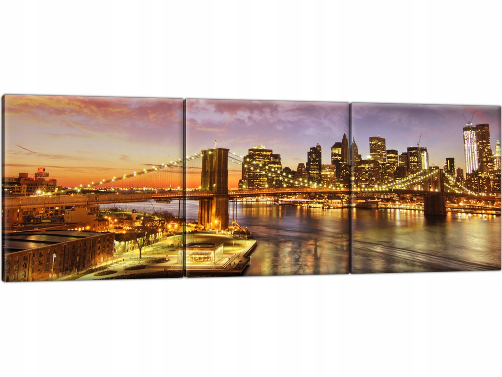 

Krajobraz Nowego Jorku Yorku 150x50 Obraz Tryptyk