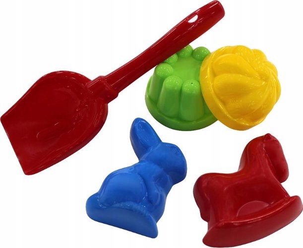 WADER ZABAWKI FOREMKI ŁOPATKA DO PIASKOWNICY 5el