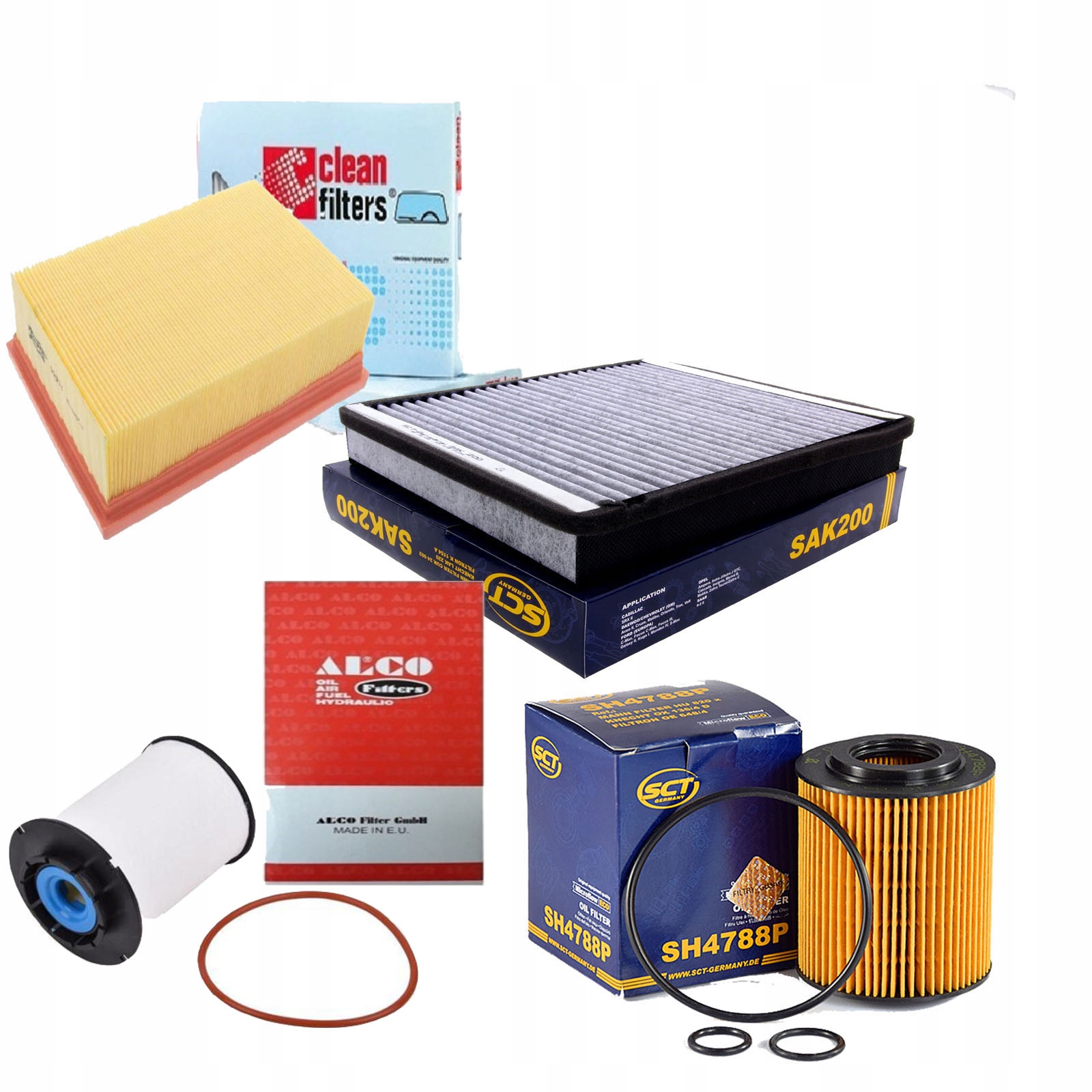 

Zestaw filtrow Opel Mokka 1.7cdti