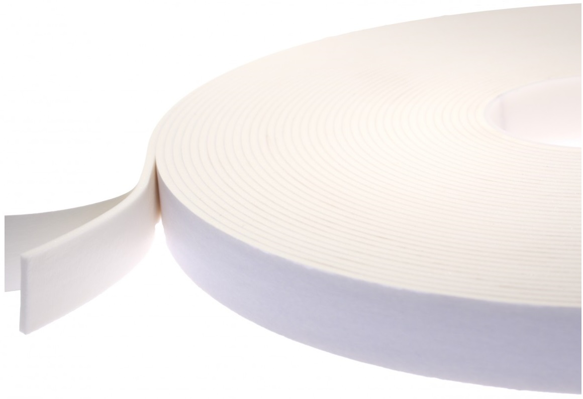 

12mm/25m Biała Taśma Klejąca Piankowa Gruba 1,6mm