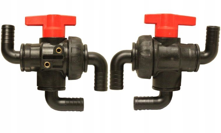 ZW064 - Трехходовой клапан опрыскиватель комплект. для шлангов 25 мм