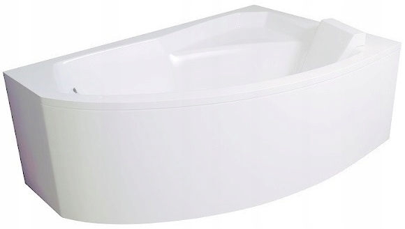 Besco Rima wanna 130x85 prawa+OBUDOWA+ZAGŁÓWEK+SYF