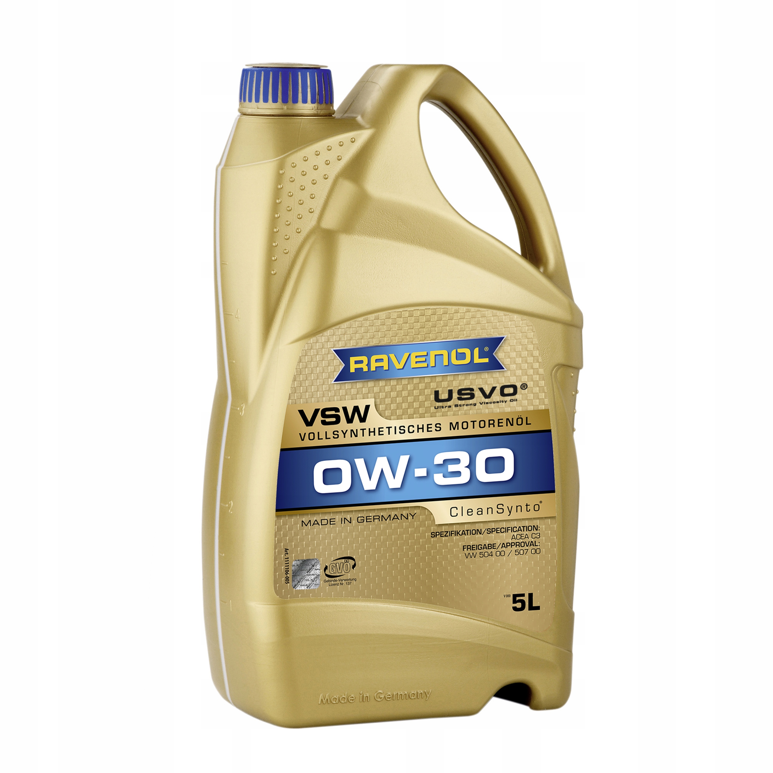 Motorový olej Rav Vsw Sae 0W30 5L Ravenol