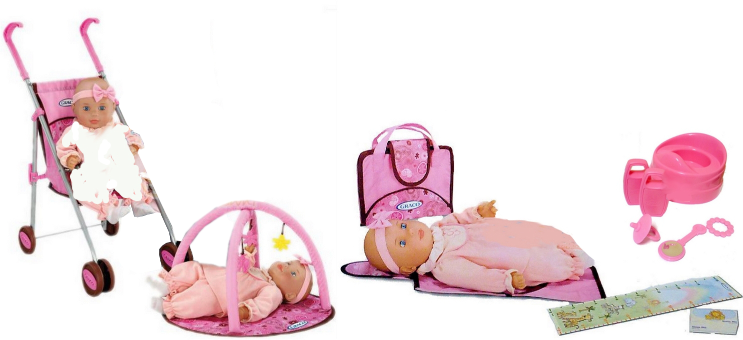 GRACO НАБОР ДЛЯ КУКЛЫ 46СМ ПРОДВИЖЕНИЕ 60004