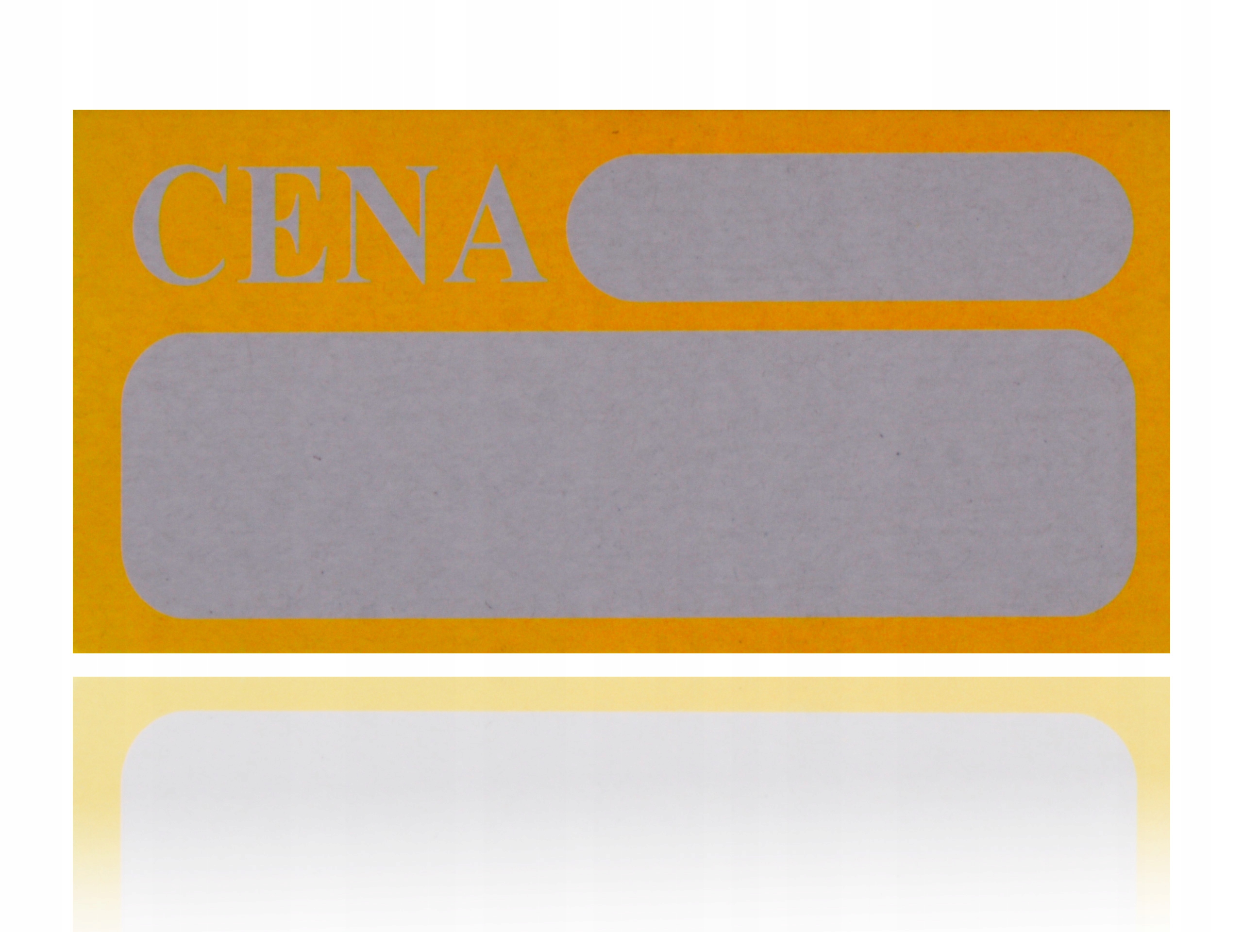 ETYKIETY KARTONOWE METKI METKA CENA 4x8 CM CENÓWKA