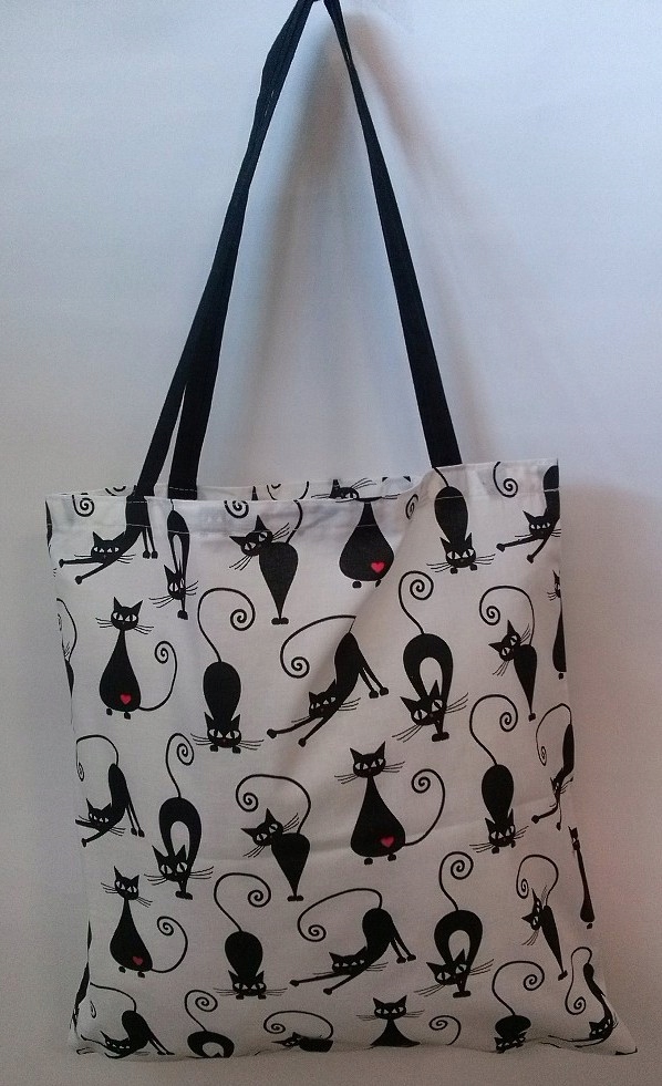 

Torba bawełniana na zakupy 37x38 998E 51N koty kot