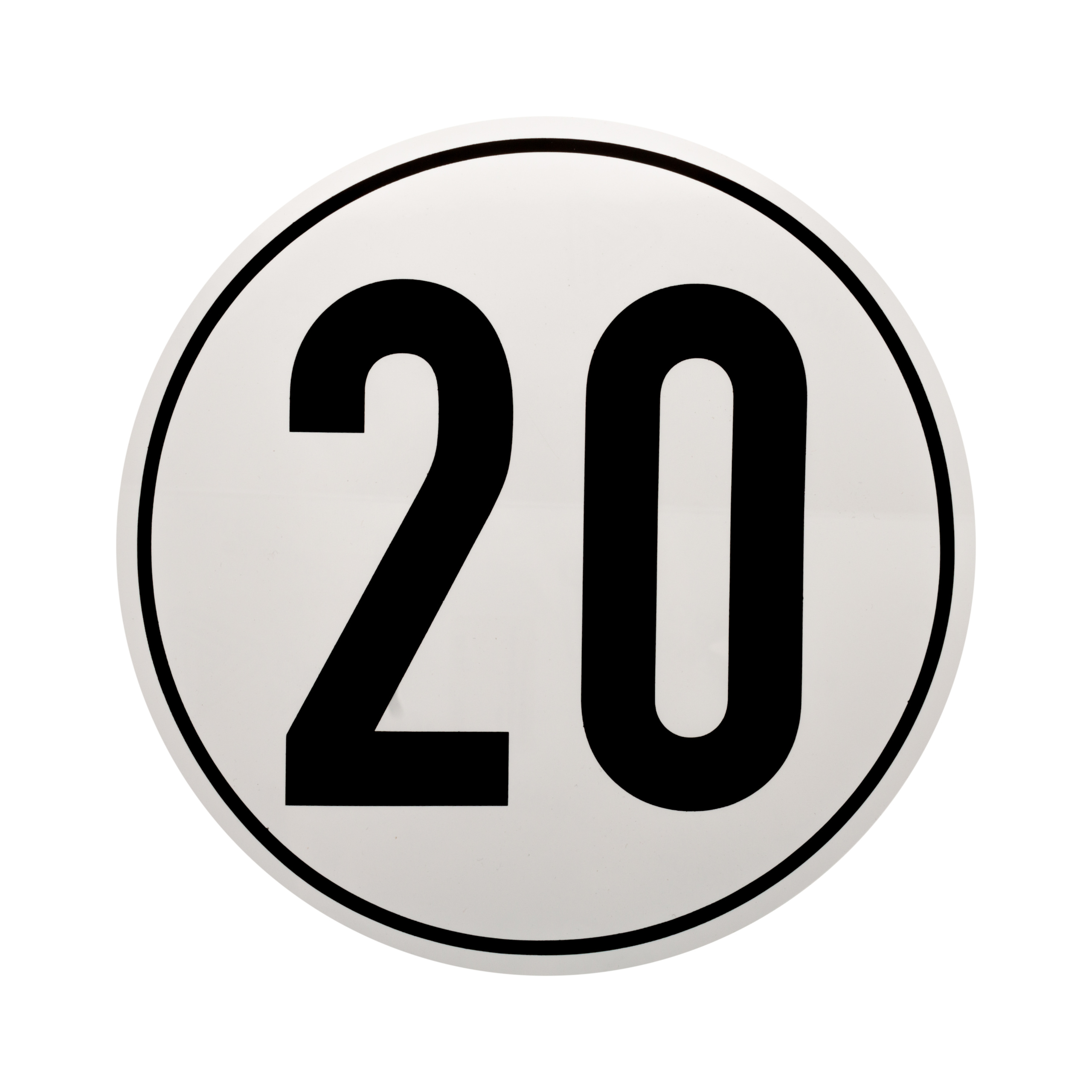 

Naklejka nalepka ograniczenie prędkości 20 km/h