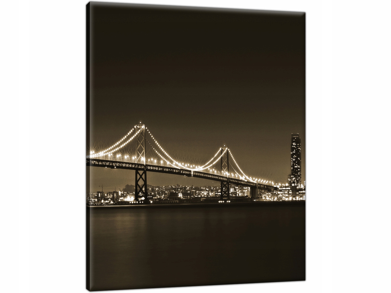 

Most Miasto Noc 50x60 San Francisco Obraz Tryptyk