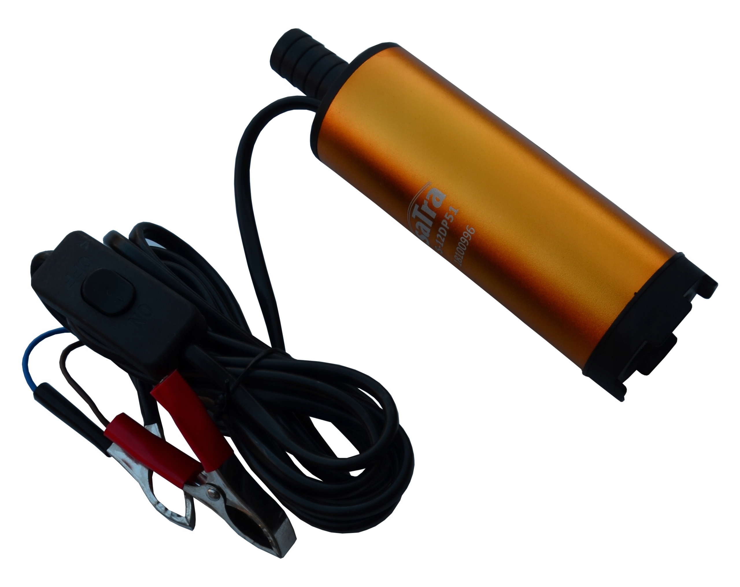 Pompa Pompka Spuszczania Paliwa Wody Oleju Napędowego Elektryczna 12V 60W
