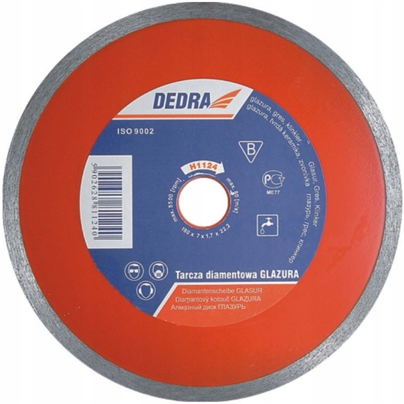 

Dedra Tarcza Diamentowa Ciągła 180mm H1124E