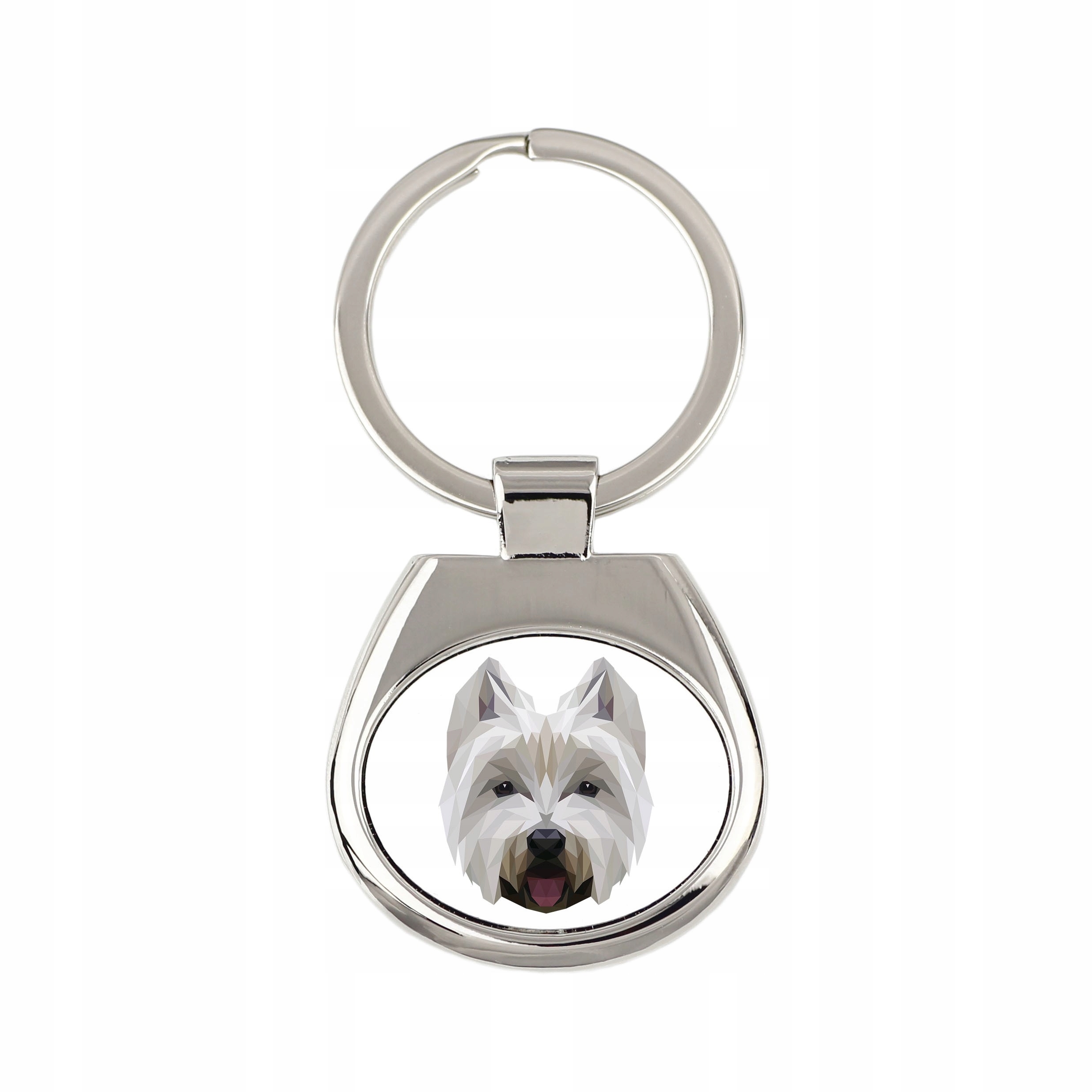 

West Highland White Terrier Brelok Breloczek metal