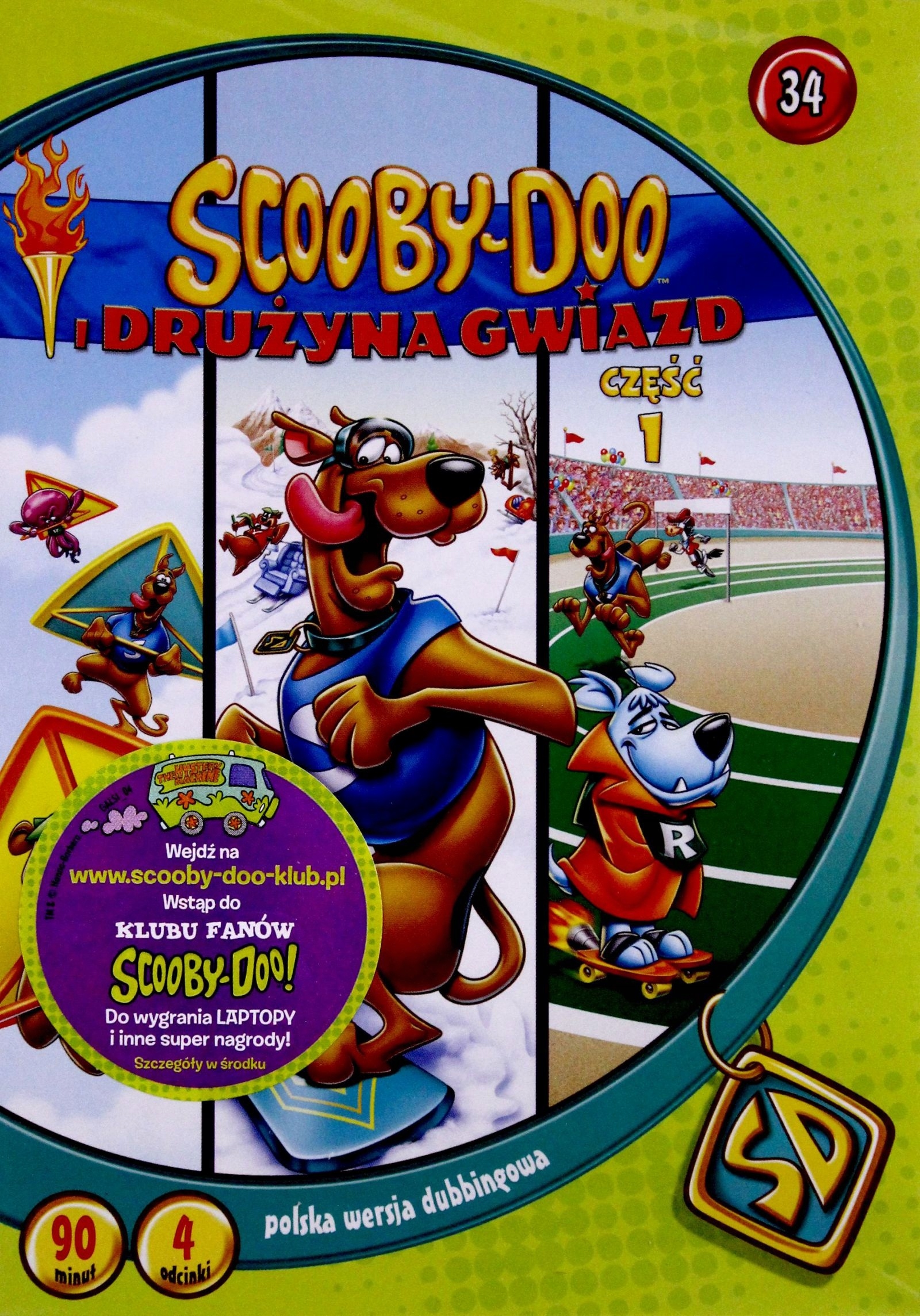 Scooby-Doo i drużyna gwiazd cz.1 płyta DVD
