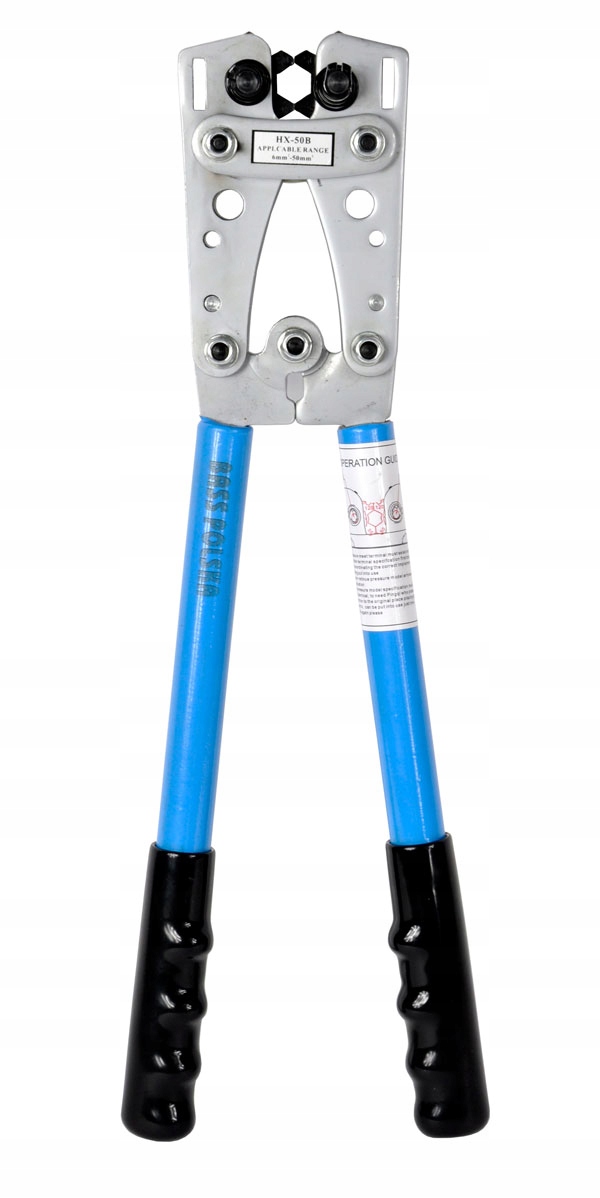 ZACISKARKA KOŃCÓWEK KABLI PRASKA DO TULEJEK 6-50mm